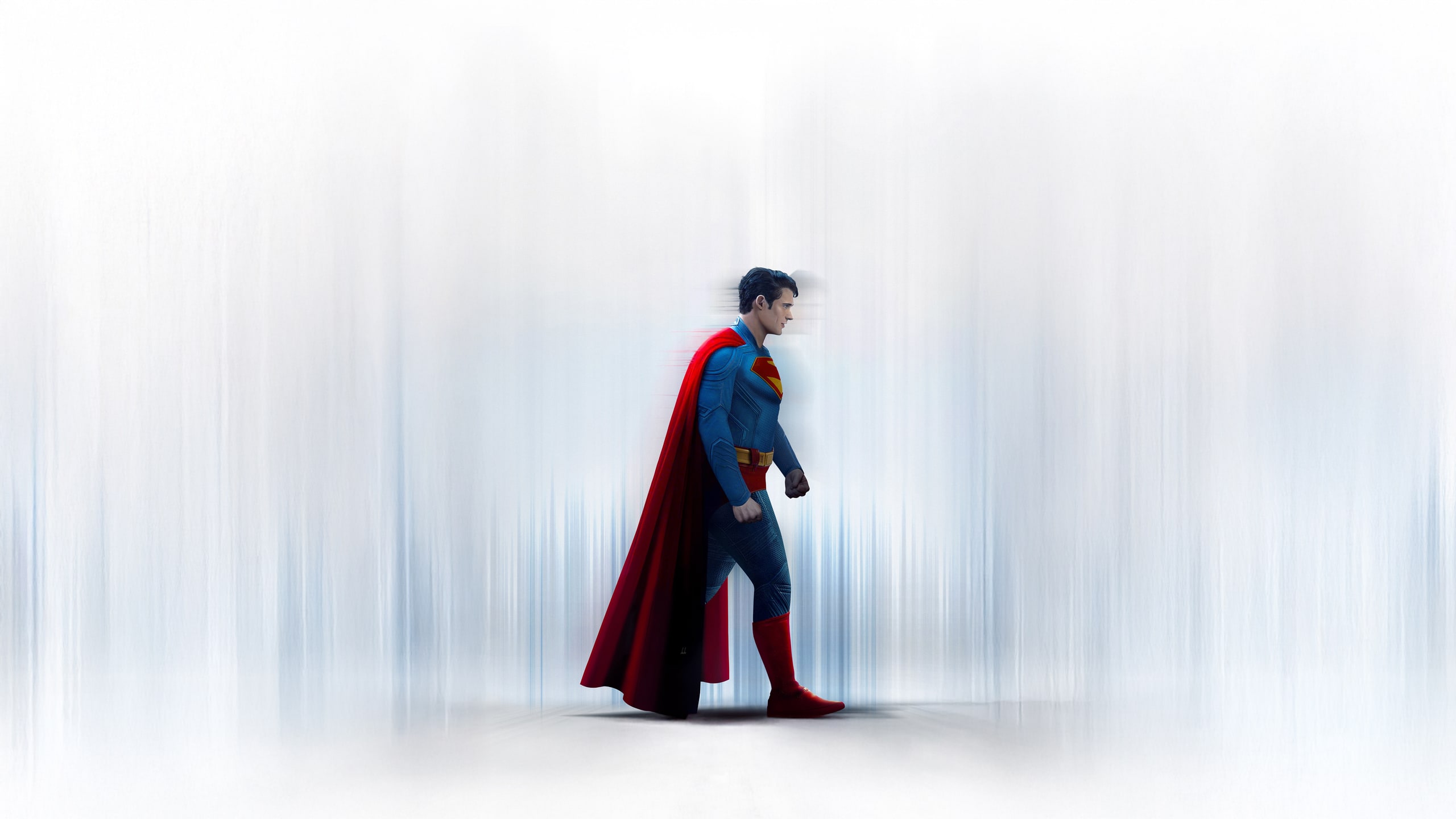 Minimalist Henry Cavill Superman 4K Desktop Wallpaper