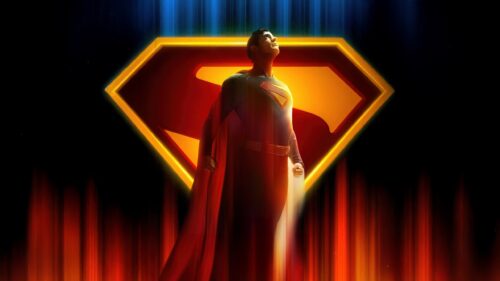 Epic Superman Flying Across the Sky High Quality 4K Desktop Wallpaper