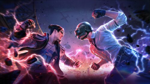 Tekken 8 Kazuya Mishima Intense Combat 4K Desktop Gaming Wallpaper