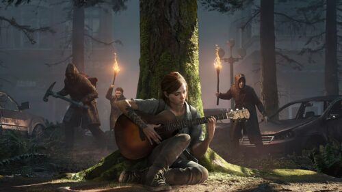 Joel and Ellie Post-Apocalyptic Landscape from The Last of Us 4K Desktop Wallpaper