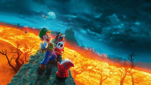 The Super Mario Bros Movie Mario and Luigi Cinematic Landscape 4K Desktop Wallpaper