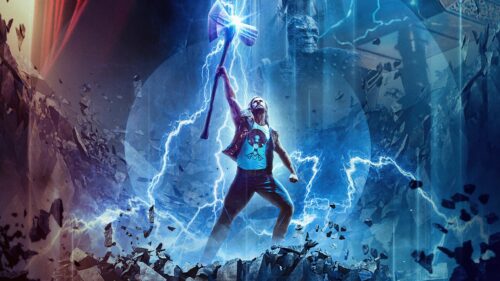 Epic Thor God of Thunder Cinematic Lightning Strike 4K Desktop Wallpaper