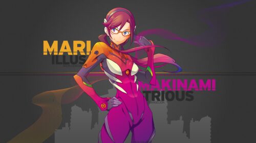 Mari Illustrious Makinami Neon Genesis Evangelion Desktop Wallpaper