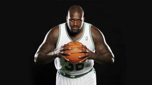 Shaquille ONeal Boston Celtics Professional Basketball Player 4K Wallpaper