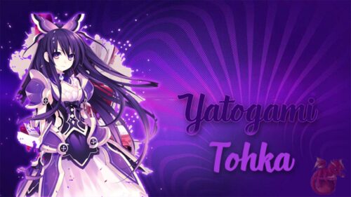 Stunning Date A Live Yatogami Tohka Purple Aesthetic PC Wallpaper