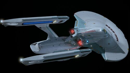 Star Trek USS Nimipuu Starship 4K Desktop Wallpaper