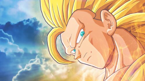 Super Saiyan 3 Goku Intense Focus Dragon Ball Z 4K Desktop Wallpaper