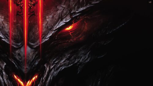 Diablo 3 Intense Demon Eye Dark Fantasy PC Wallpaper