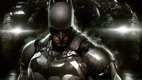 Batman Arkham Knight Heroic Suit Close Up Desktop Wallpaper