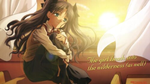 Rin Tohsaka Fate Stay Night Sunset Aesthetic PC Wallpaper