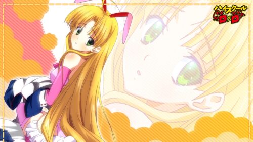 Irina Shidou High School DxD Blonde Anime Girl 4K PC Wallpaper