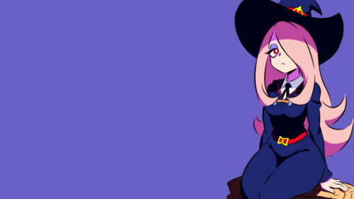 Shiny Chariot Little Witch Academia Minimalist Desktop Wallpaper