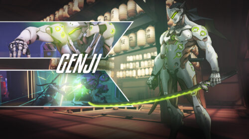 Genji Shimada Overwatch Cinematic Hero 4K PC Wallpaper