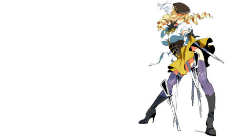 Mami Tomoe Puella Magi Madoka Magica Anime Girl PC Wallpaper