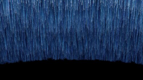 Mesmerizing Blue Star Trails Night Sky 4K Desktop Wallpaper