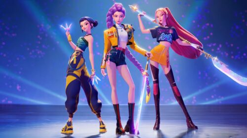 League of Legends KDA Popstar Warriors 4K Desktop Wallpaper