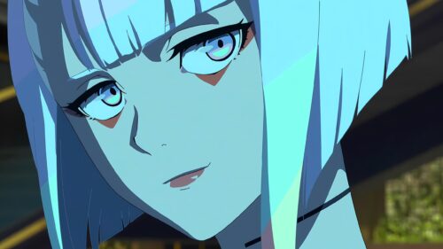 Lucy Cyberpunk Edgerunners Anime Close Up Desktop Wallpaper