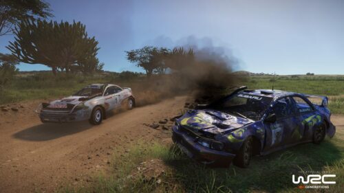 WRC Generations Rally Racing Toyota and Subaru Car Duel 4K Wallpaper