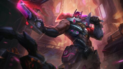 Cybernetic Warrior Lucian League of Legends 4K PC Wallpaper