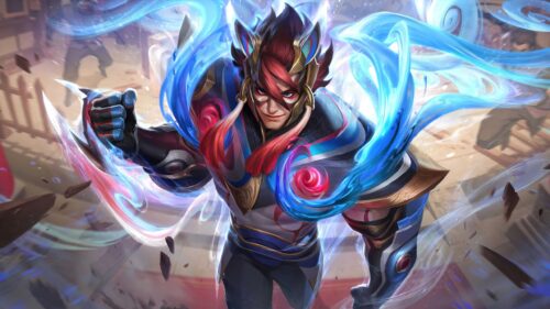 Sett Spirit Blossom League of Legends Champion 4K PC Wallpaper