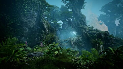 Mystical Ancient Tropical Rainforest Fantasy 4K PC Wallpaper