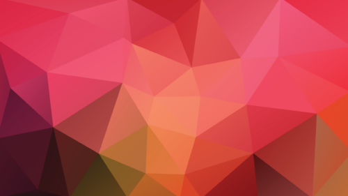 Abstract Geometric Red and Orange Low Poly Gradient PC Wallpaper