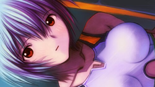 Rei Ayanami Close Up Portrait Evangelion Desktop Wallpaper