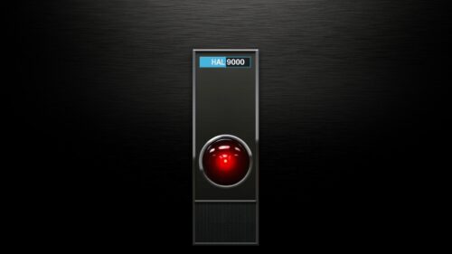 HAL 9000 Iconic Computer Eye from 2001 A Space Odyssey PC Wallpaper