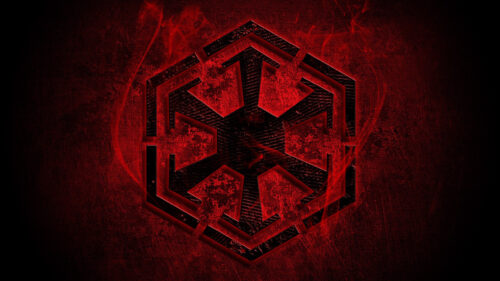 Dark Red Star Wars Sith Empire Symbol Grunge 4K PC Wallpaper