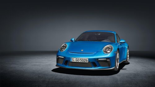 Stunning Blue Porsche 911 GT3 Touring High Resolution PC Wallpaper