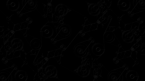 Minimalist Black Abstract Mechanical Gears Engineering PC Wallpaper