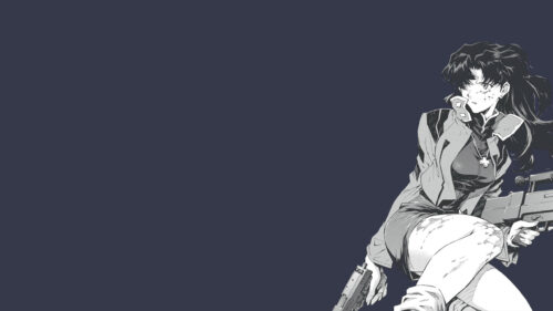 Misato Katsuragi Neon Genesis Evangelion Tactical Anime PC Wallpaper
