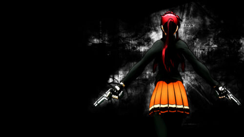 Black Lagoon Revy Anime Girl Dual Wielding Guns PC Wallpaper