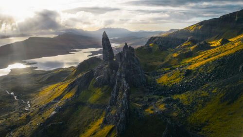 Old Man of Storr Isle of Skye Scotland Landscape Desktop Wallpaper