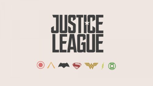 Minimalist DC Justice League Logo Heroes Icons Desktop Wallpaper