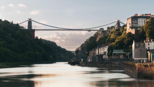 Clifton Suspension Bridge Bristol Sunset Landscape PC Wallpaper