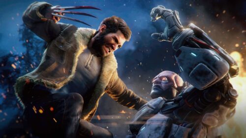 Hyper-Realistic Wolverine Berserker Rage Cinematic 4K Desktop Wallpaper