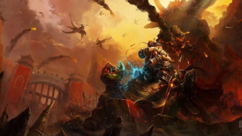 World of Warcraft Epic Fantasy Gaming Wallpaper 4K High Definition Desktop Background
