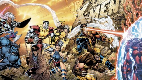 Epic X-Men Marvel Cinematic Universe Team Battle High Resolution 4K Wallpaper