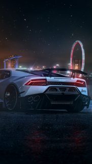Lamborghini Back view HD Wallpapers