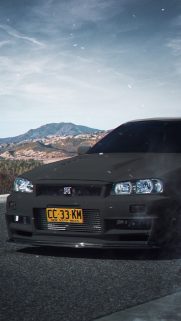 Subaru Dark racing car Phone HD Wallpapers
