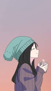 Anime girl tea cup hd wallpapers