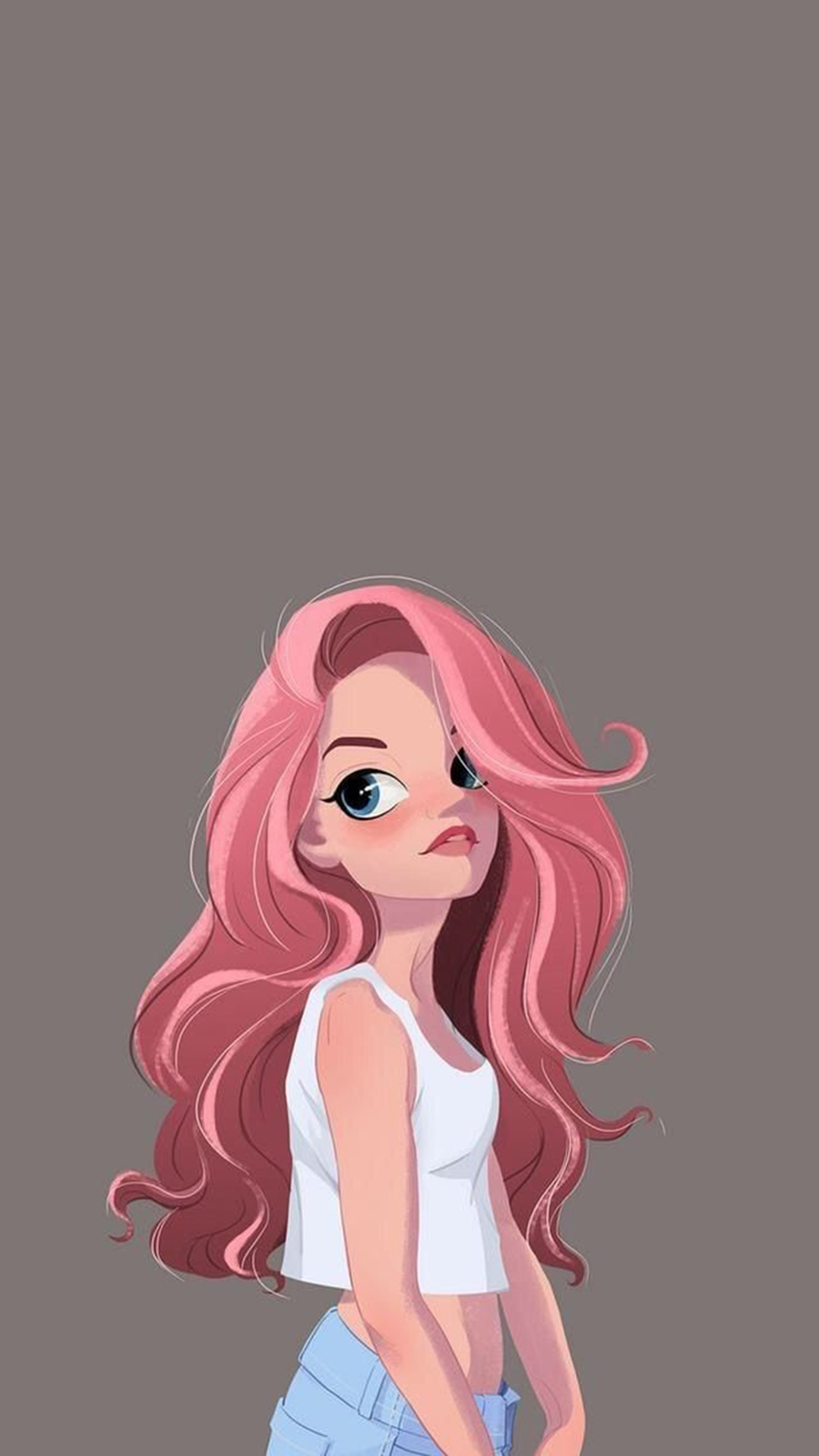 Wallpaper Hd Cartoon Girl