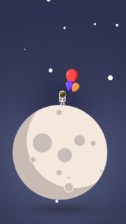 Astronaut Minimalism Wide Wallpaper