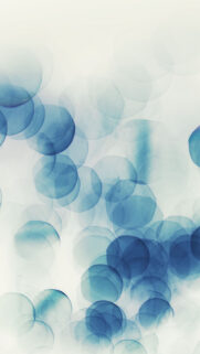Blue White Bokeh Circles Android Wallpaper