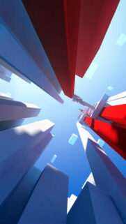3D Shapes Buildings Look Up Android Wallpaper