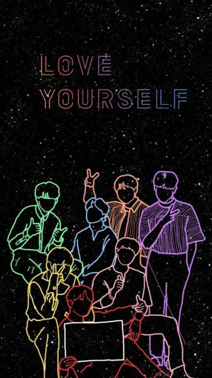 BTS wallpaper iphone jimin jungkook taehyung yoongi seokjin namjoon  hoseok  Hayran sanatı Poster tasarımları Mor şeyler