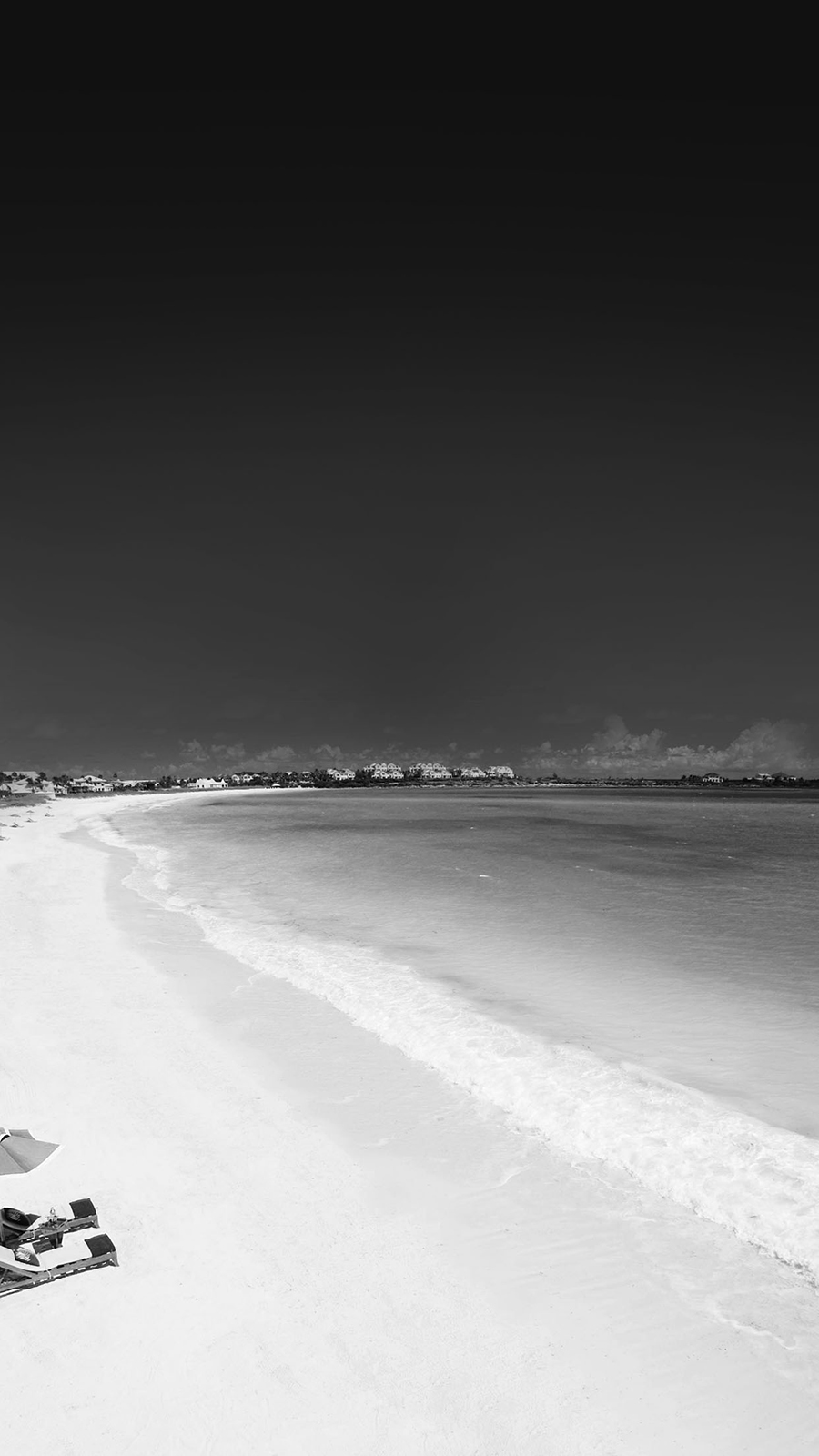 Black And White Infrared Beach Wallpapers Download - Best Wallpapers