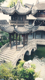 Bridge Over Pond Architecture 4K Wallpapers