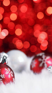 Christmas Red Balls HD Wallpapers Free Download
